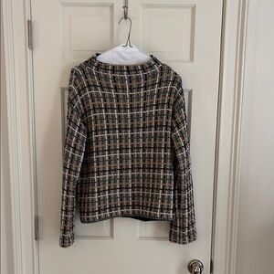 Ann Taylor Black and White Knit Sweater